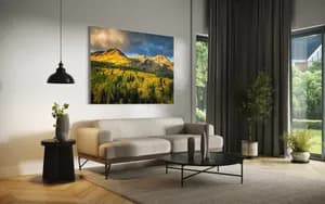 Colorful Timp In Home Living Room No Frame