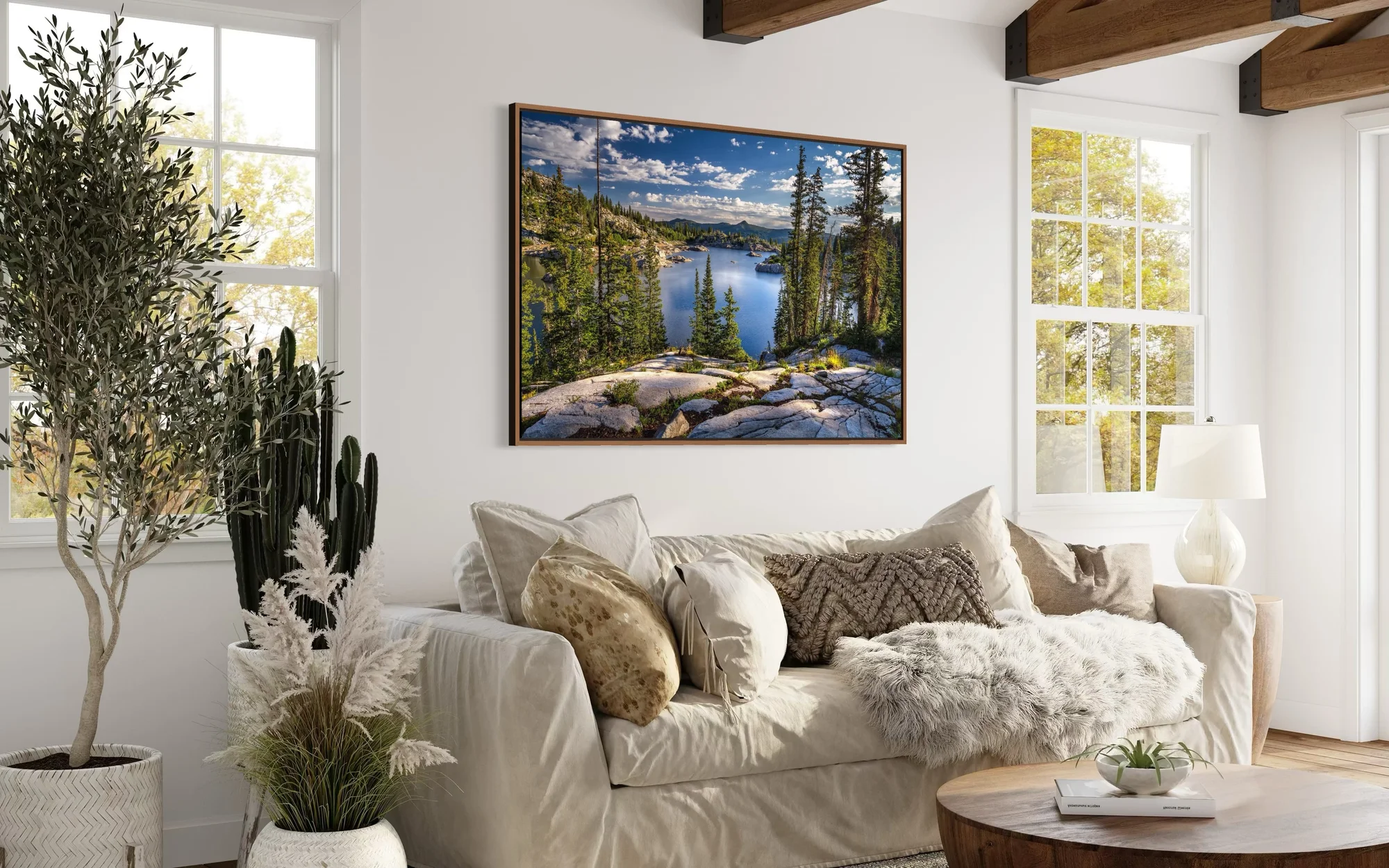 Lake Mary Summer Morning In Home - Living Room