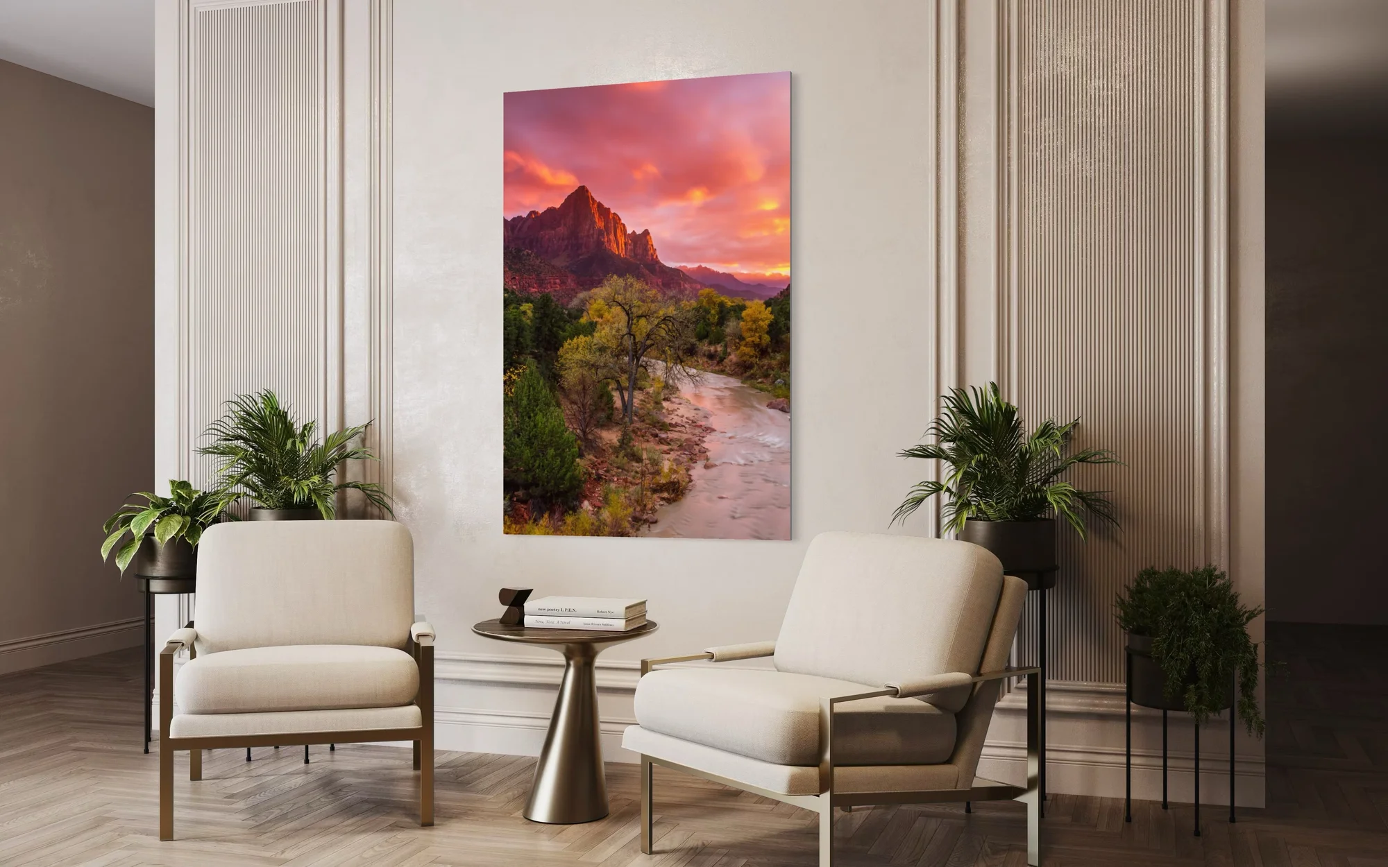 Watchman Sunset In Home Float Wall Mount