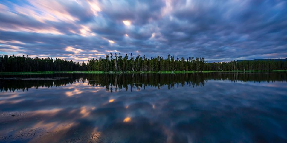 Moonlight Flames - Panoramic Landscape Photography