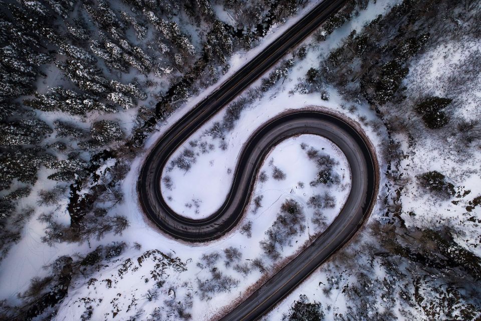 Winding Paths - Aerial Landscape Photography